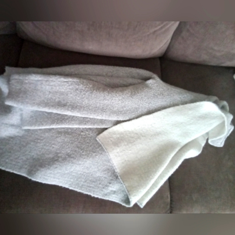 Grey Waterfall Open Cardigan L - Picture 5 of 7